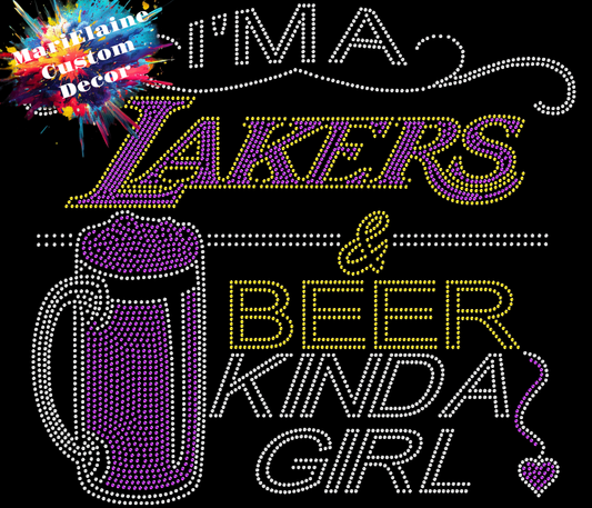 Lakers and Beer Crystallized Tee