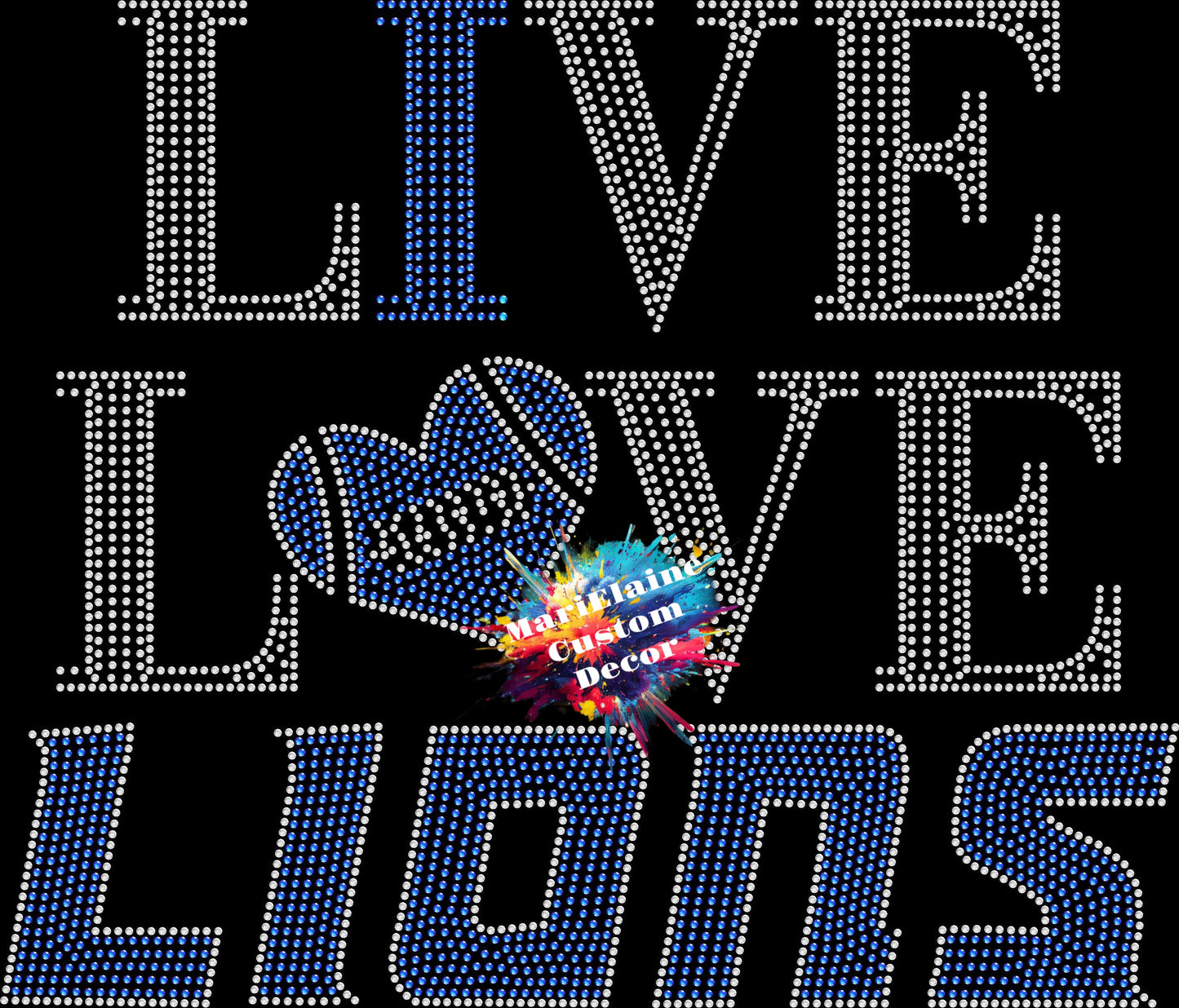 Live Love Lions Crystallized Tee