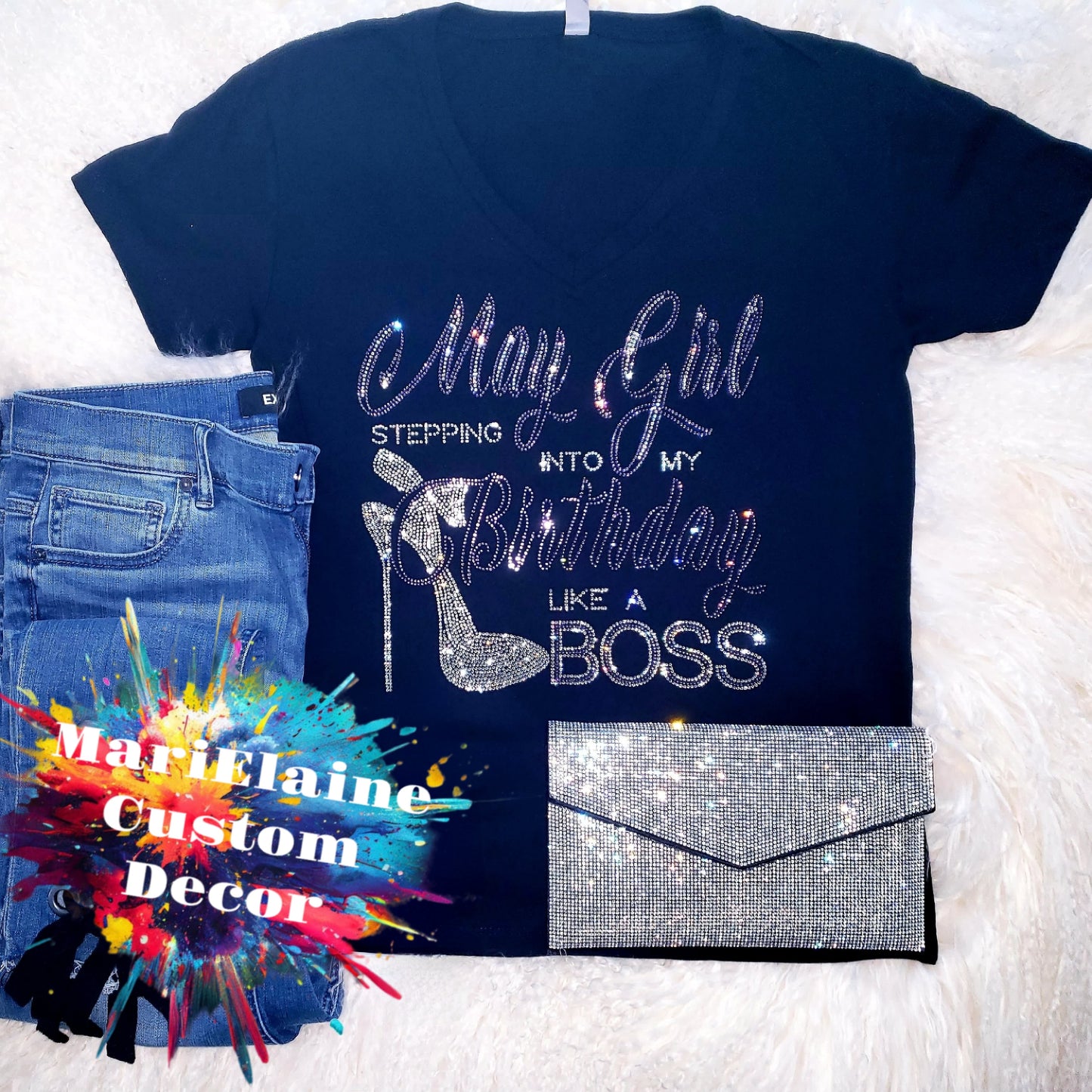 May Girl Crystallized Tee