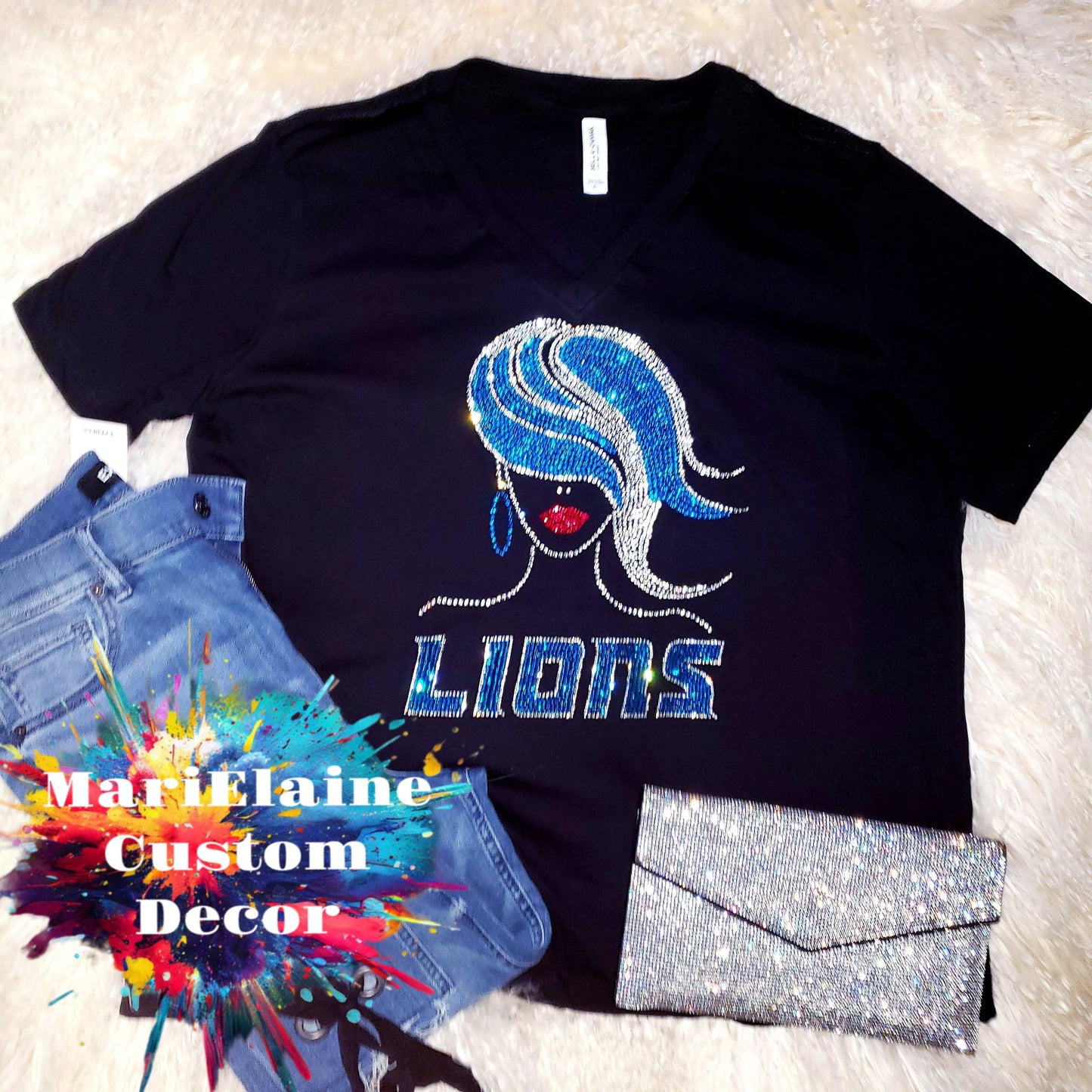 Lions Lady Crystallized Tee