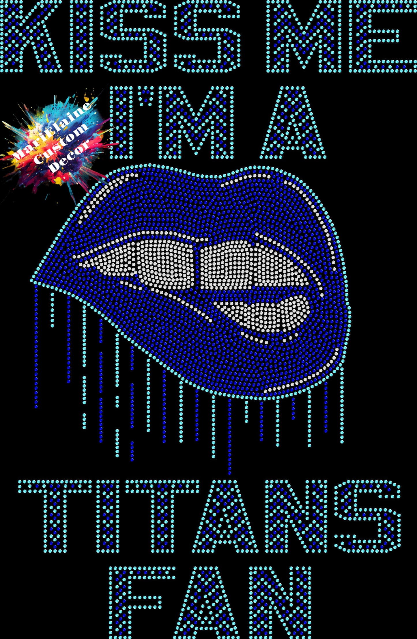 Kiss Me Titans Crystallized Tee