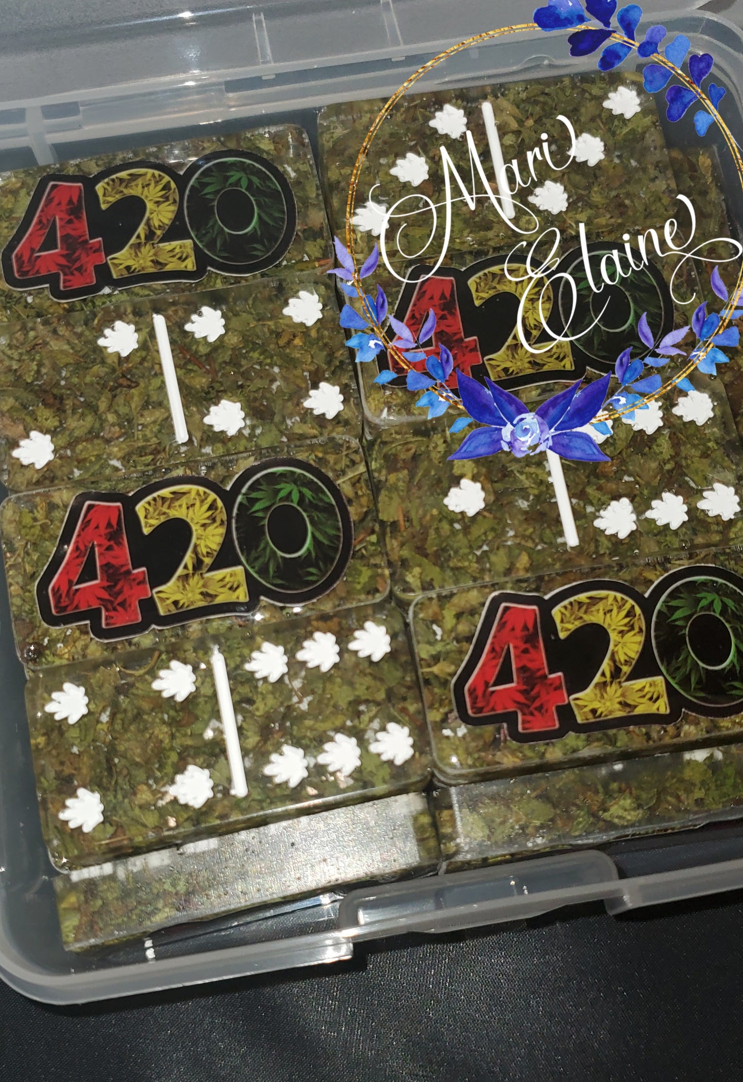 Customized 420 Dominos,