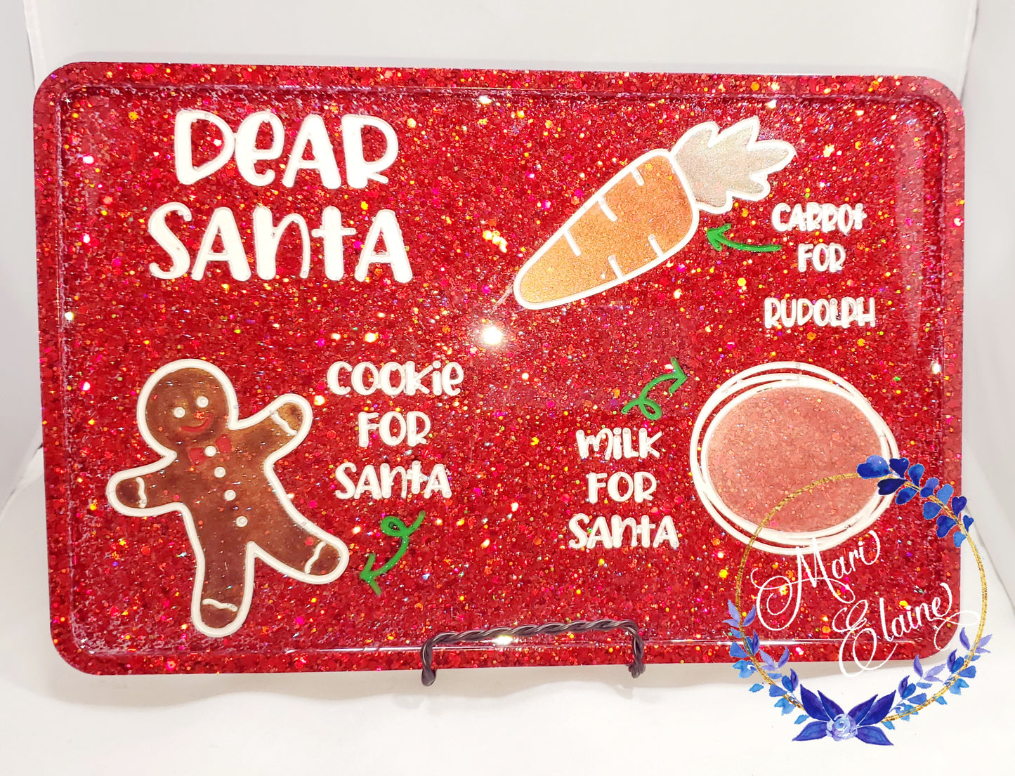 Dear SANTA Holiday trays