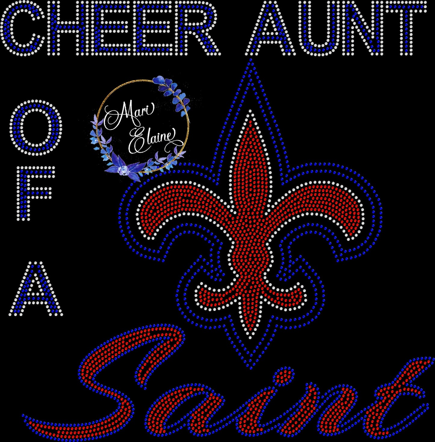 Cheer Aunt Crystallized Tee