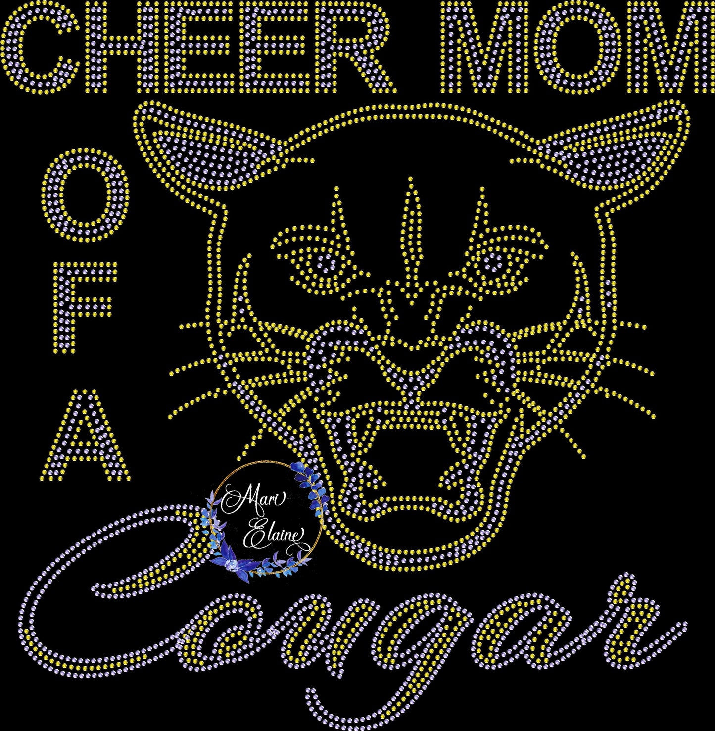 Cheer Mom Crystallized Tee