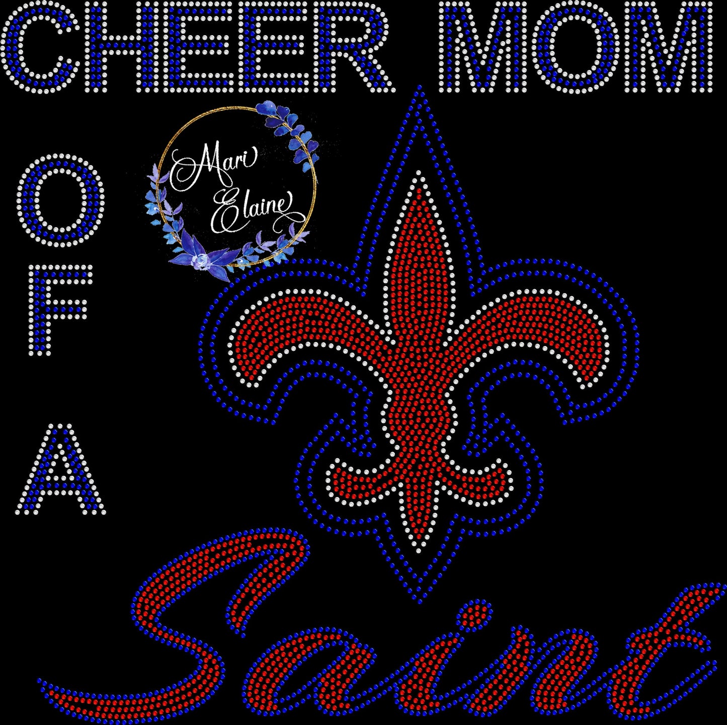 Cheer Mom Crystallized Tee