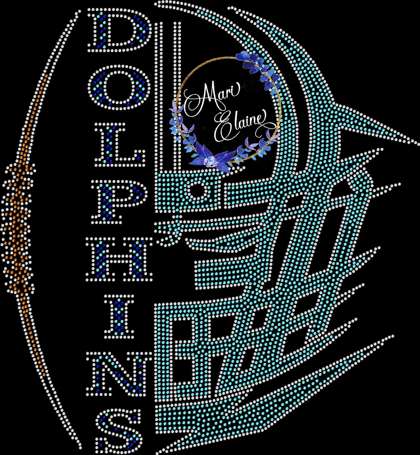 Dolphins Helmet Crystallized Tee