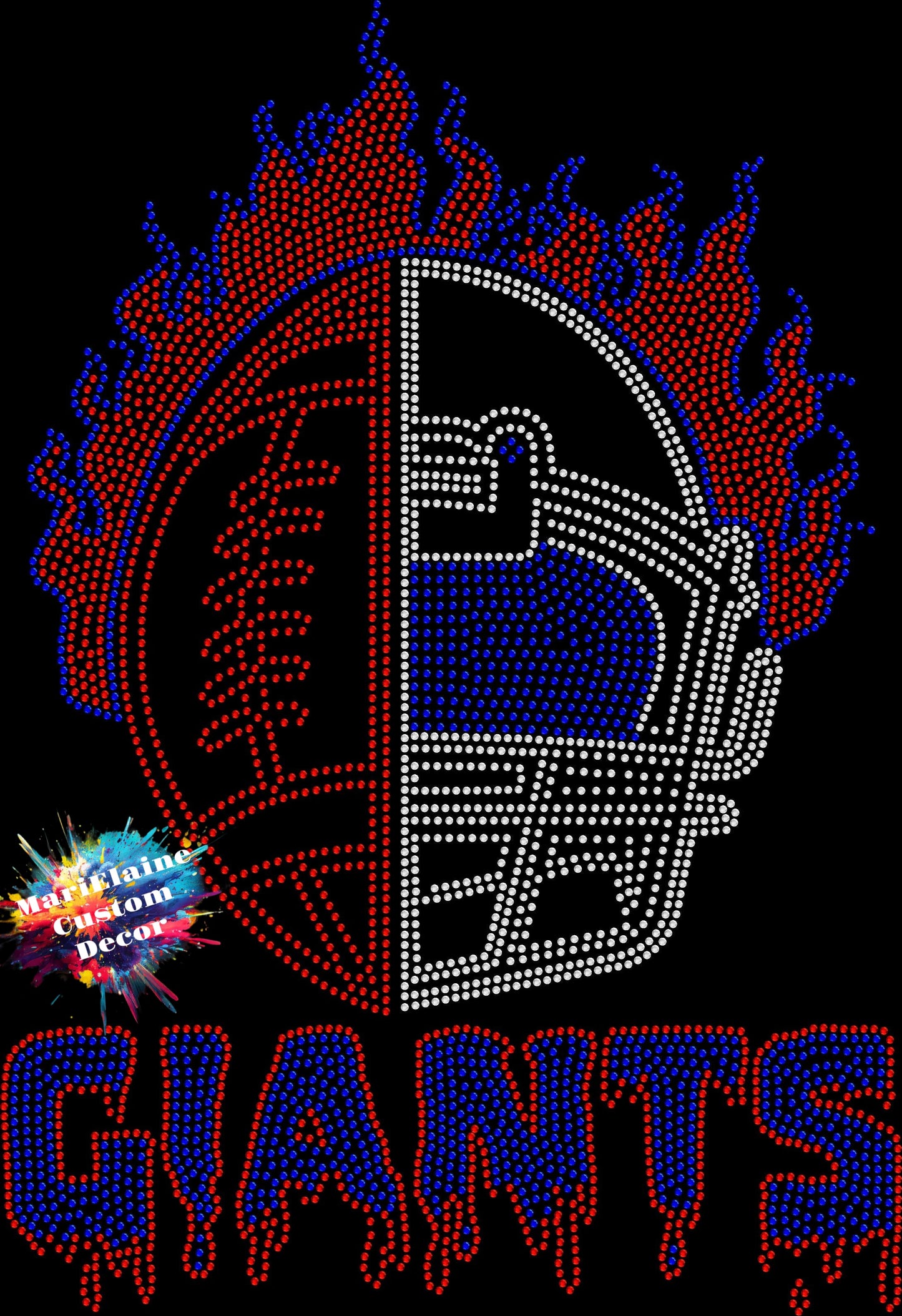 Flaming Giants Crystallized Tee