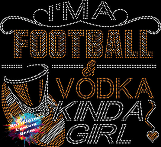 Football and Vodka Crystallized Tee