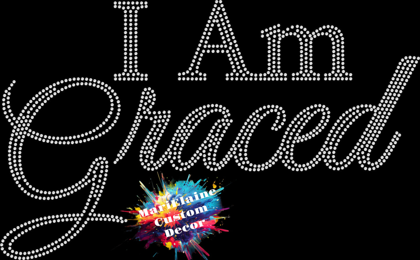 I am Graced Crystallized Tee