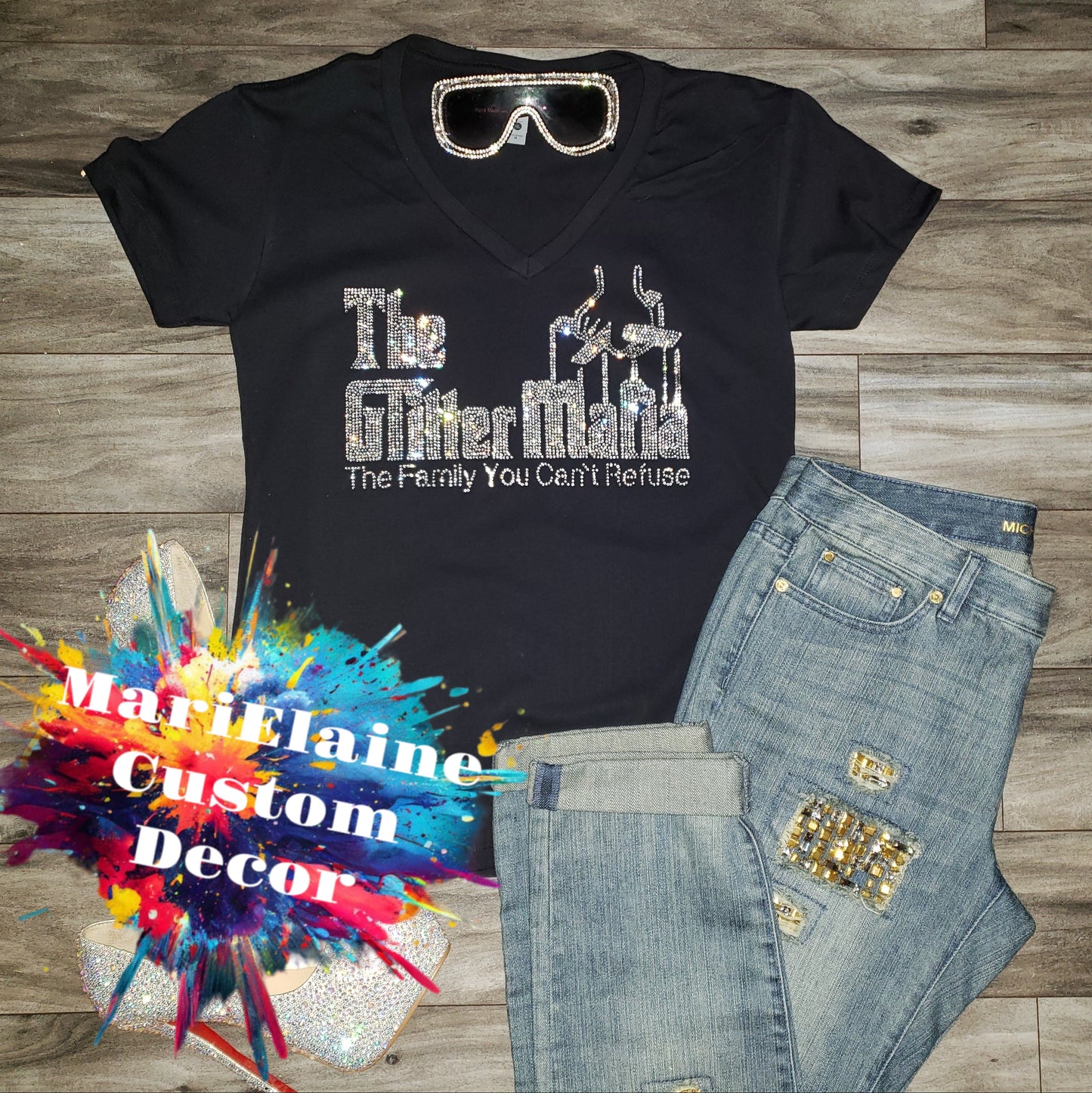 Glitter Mafia Crystallized Tee