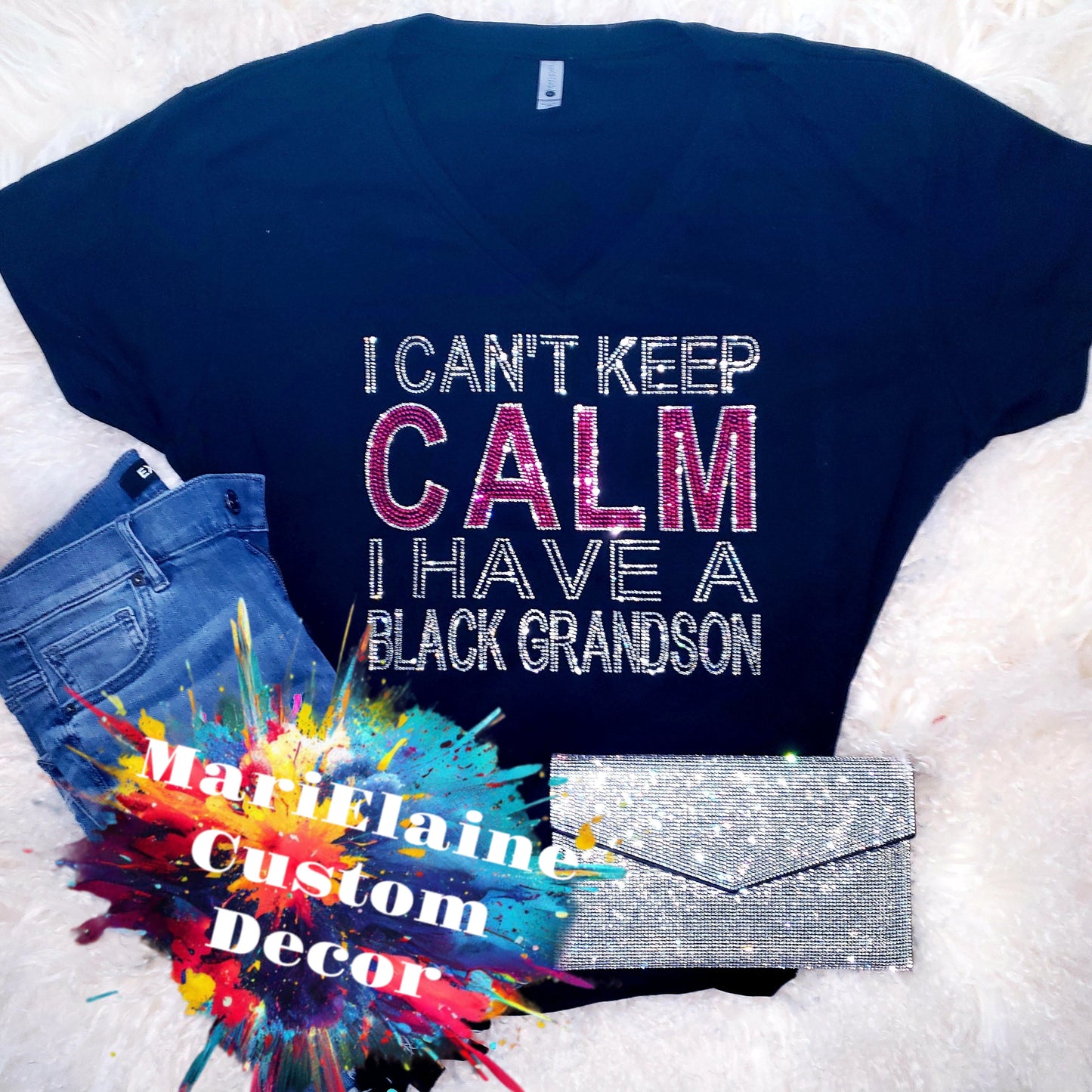 I Can't Keep Calm Crystallized Tee