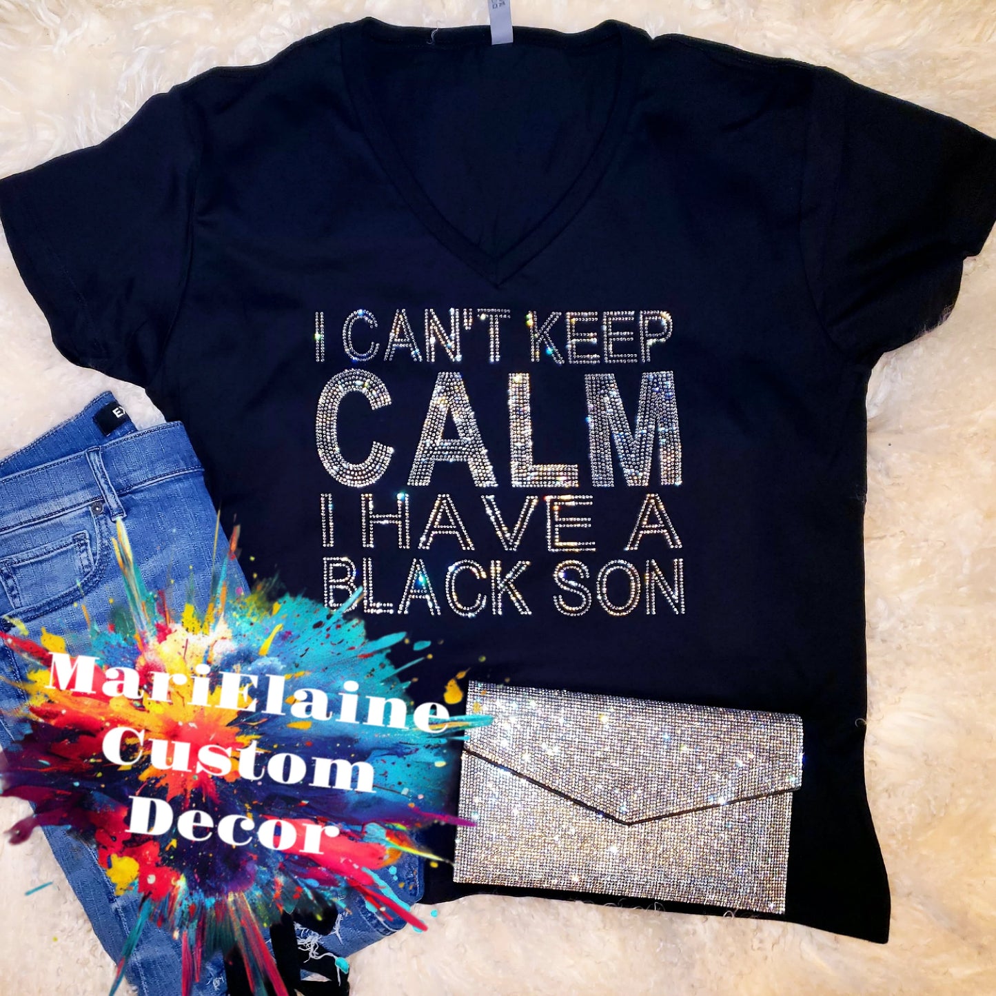 I Can't Keep Calm Crystallized Tee