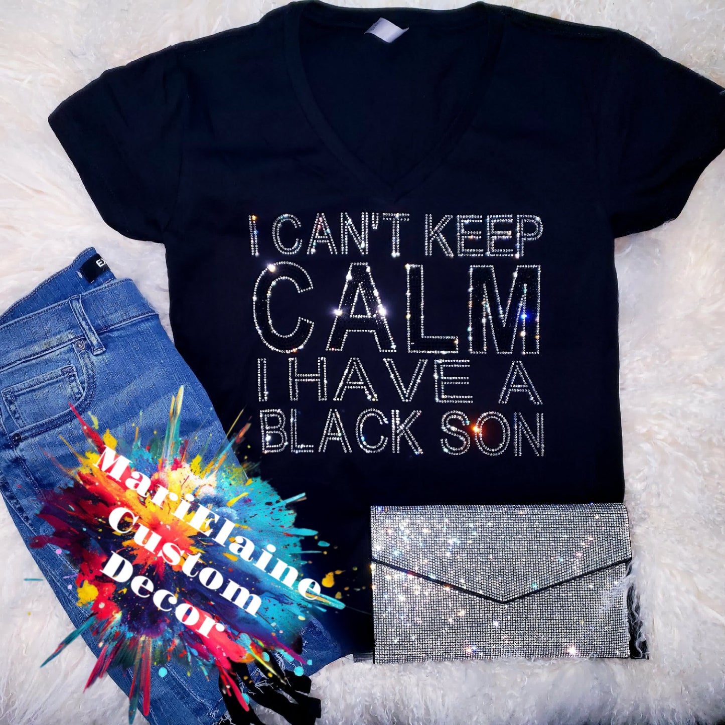 I Can't Keep Calm Crystallized Tee