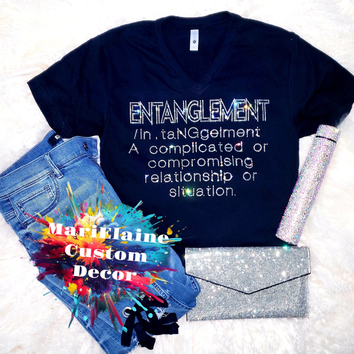 Entanglement Rhinestone Tee