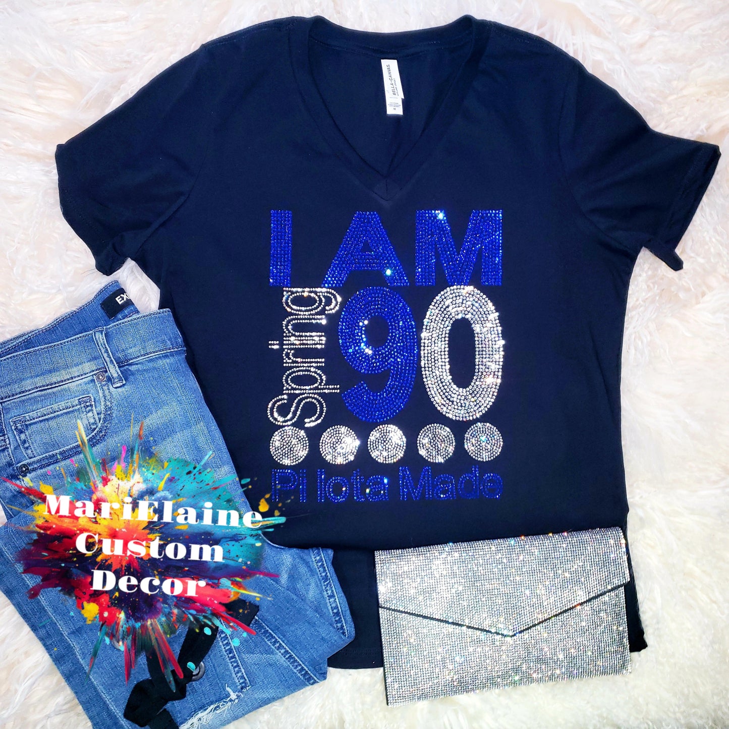 I Am Cross Year Crystallized Tee