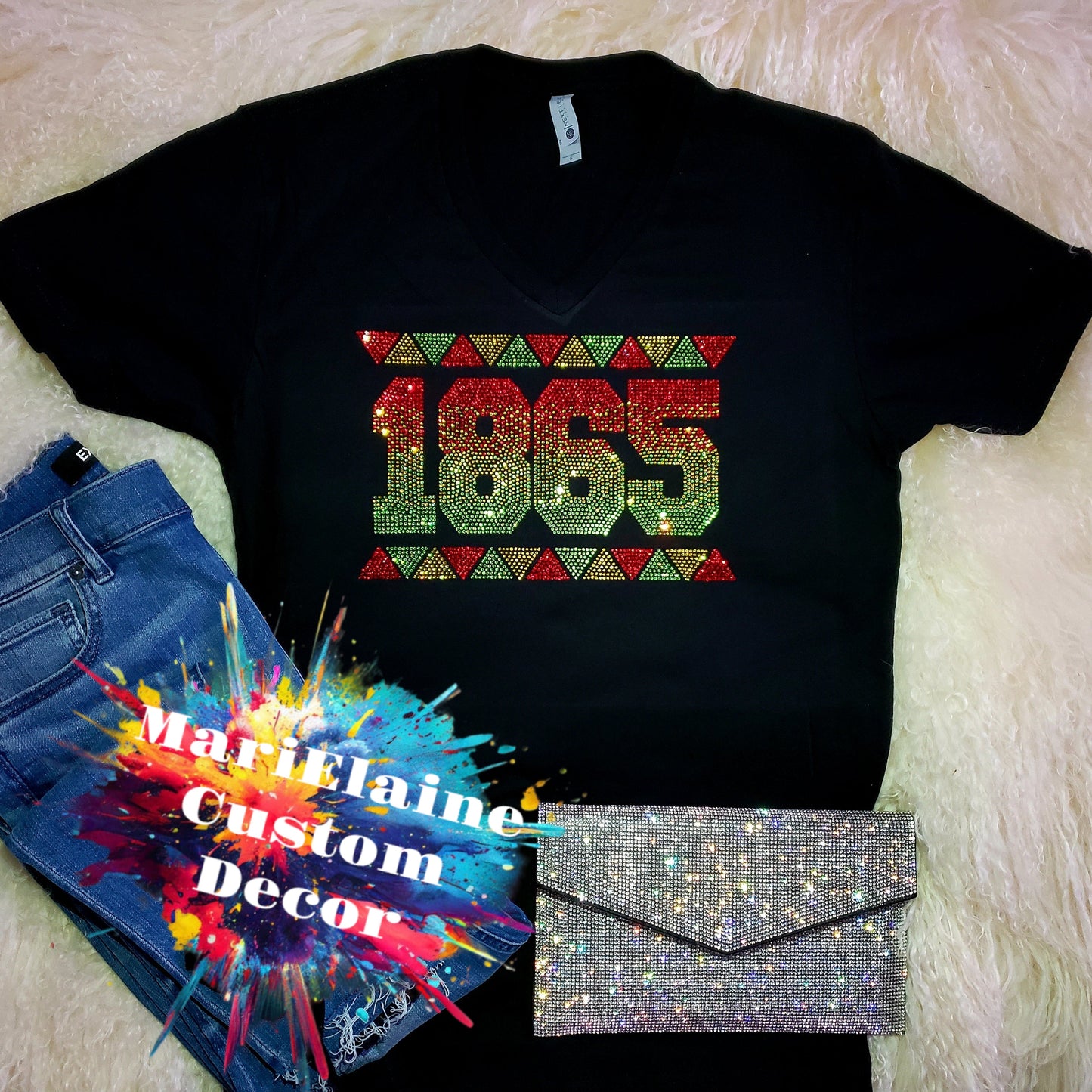 Juneteenth 1865 Crystallized Tee