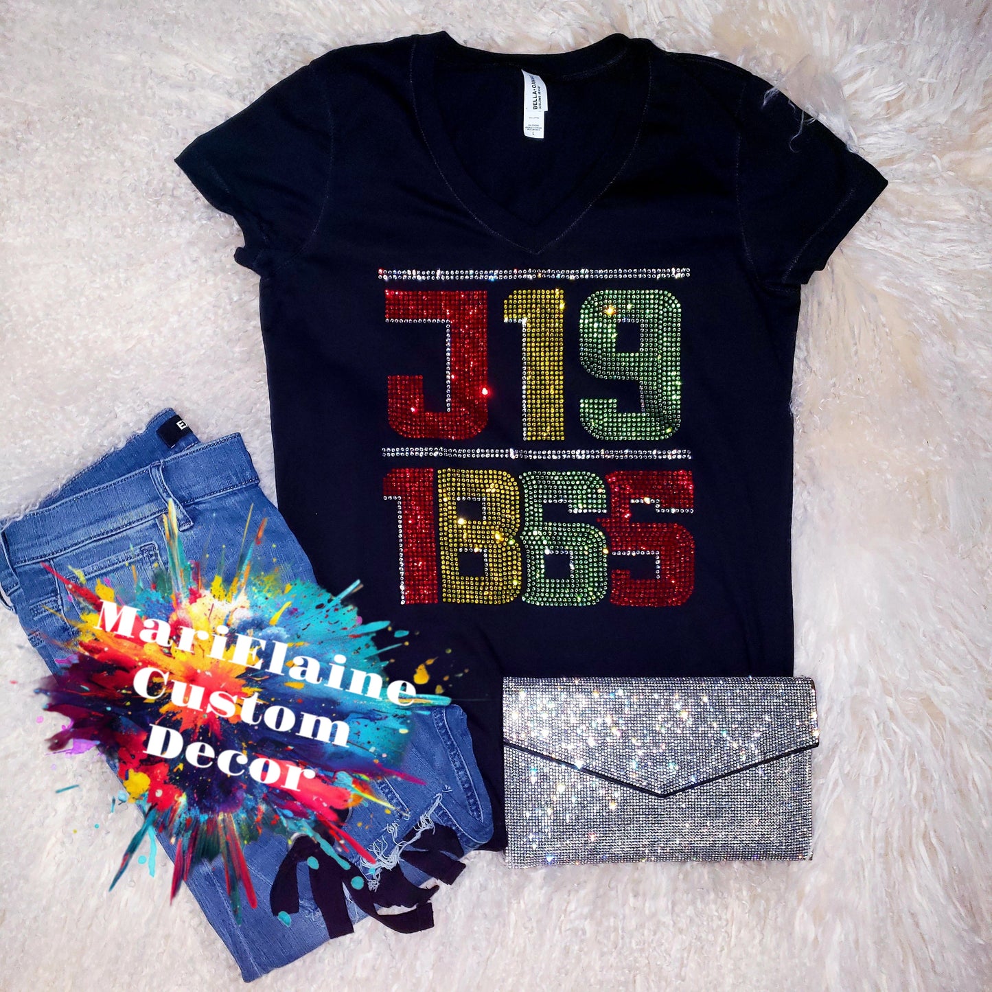 Juneteenth 1865 Crystallized Tee