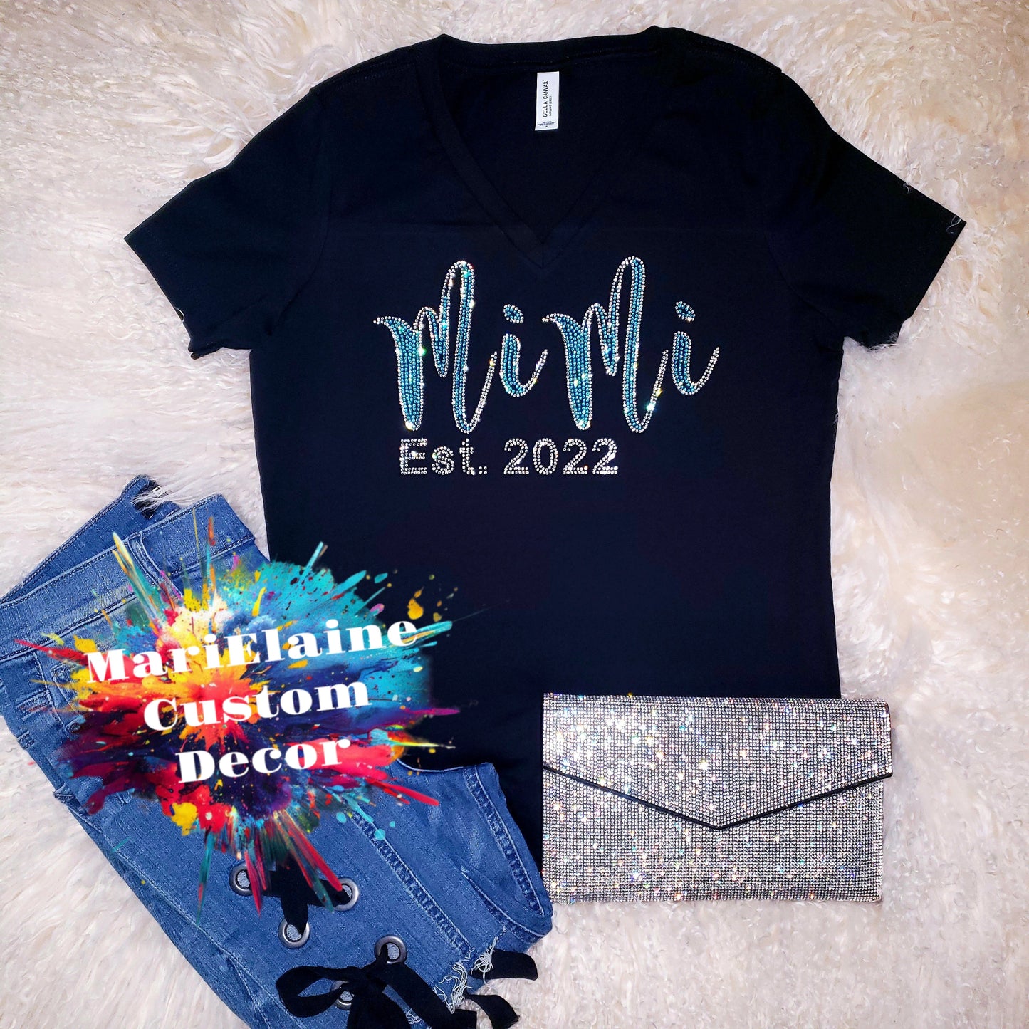 Customized MiMi Crystallized Tee