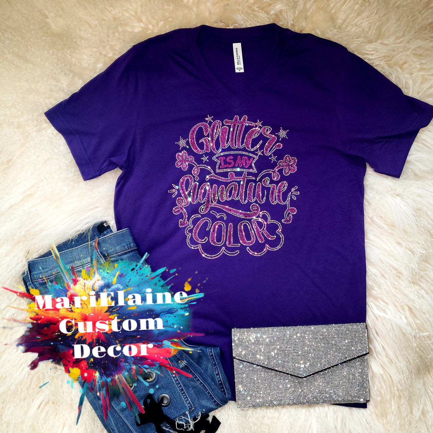 Glitter Crystallized Tee