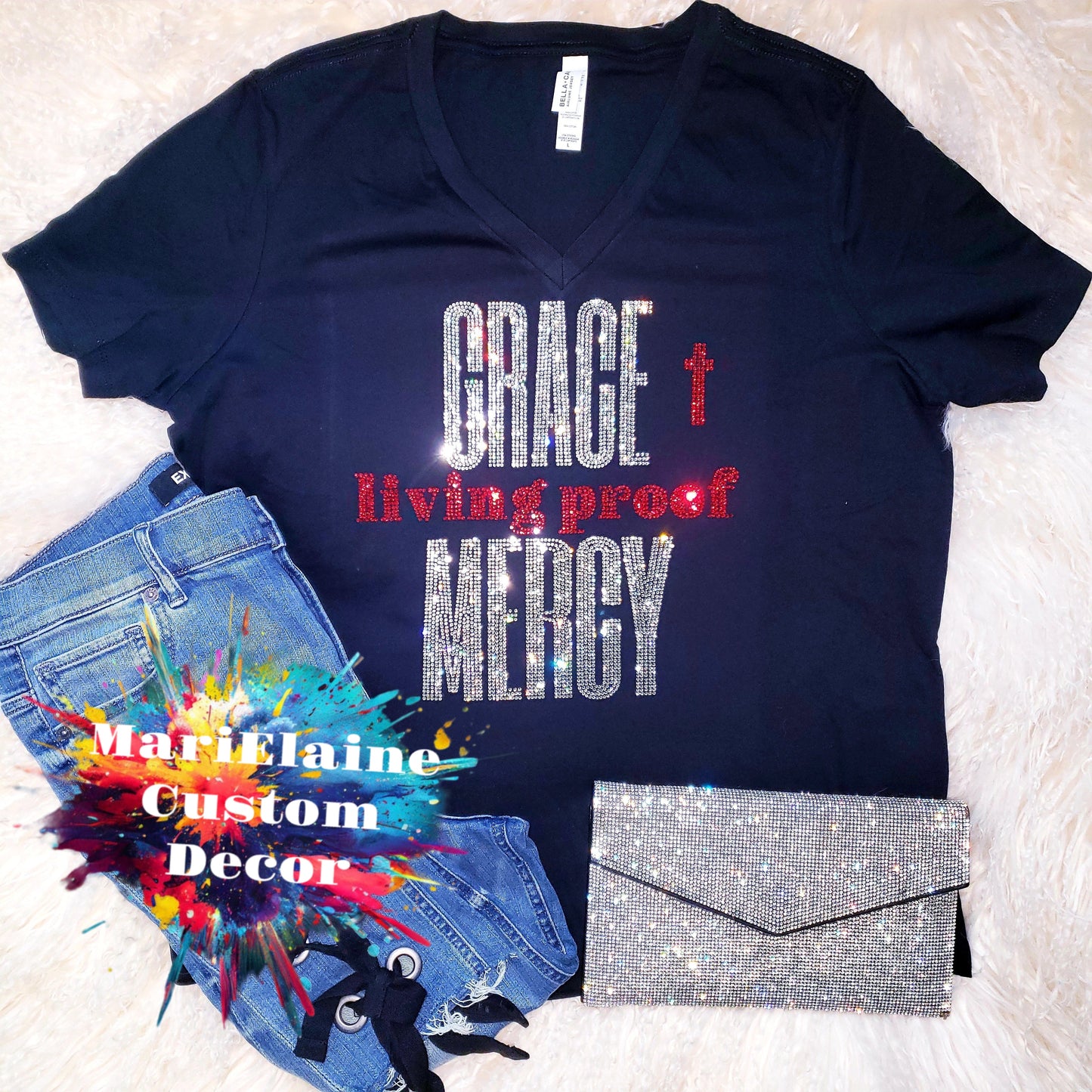 Grace and Mercy Crystallized Tee