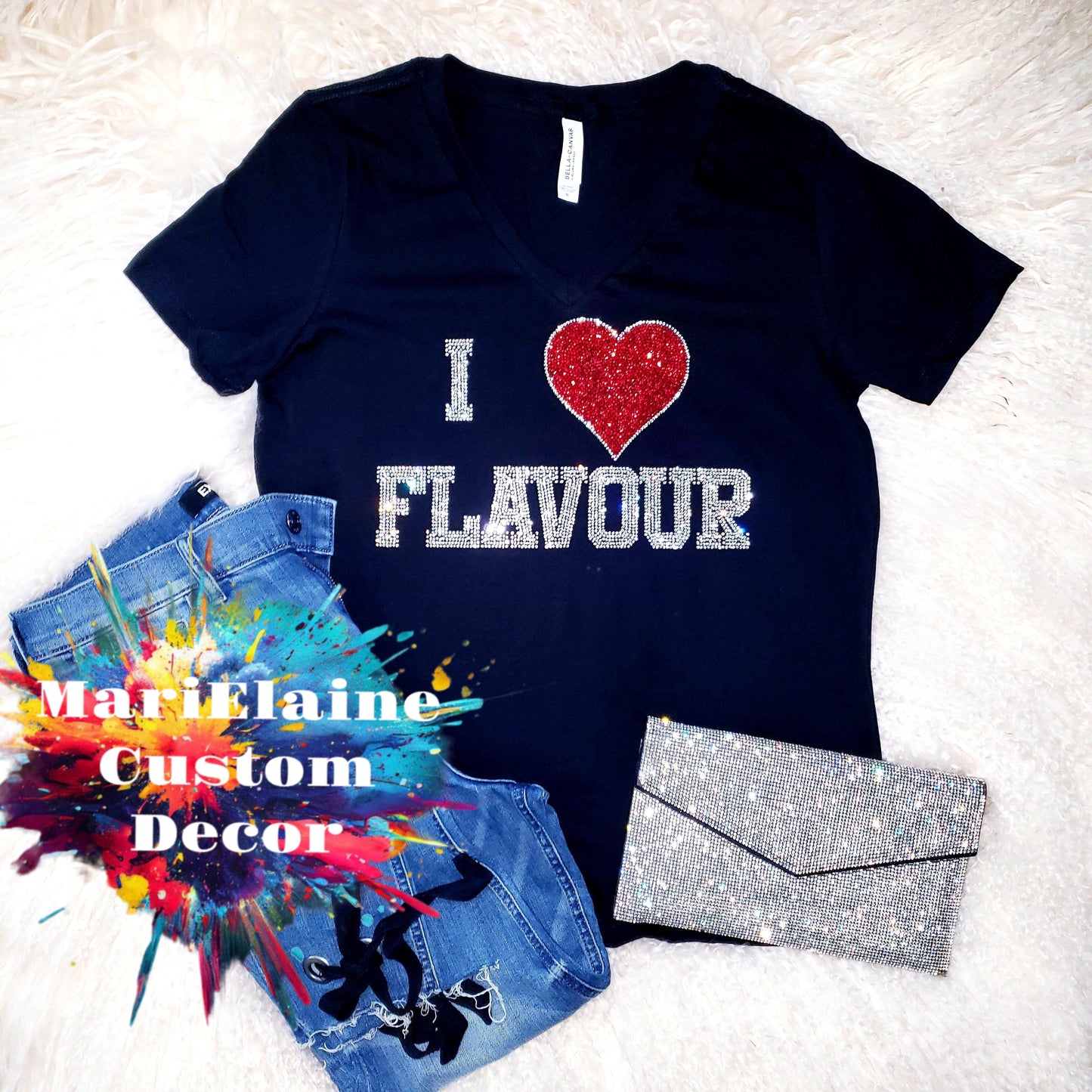 I Heart Flavour Crystallized Tee