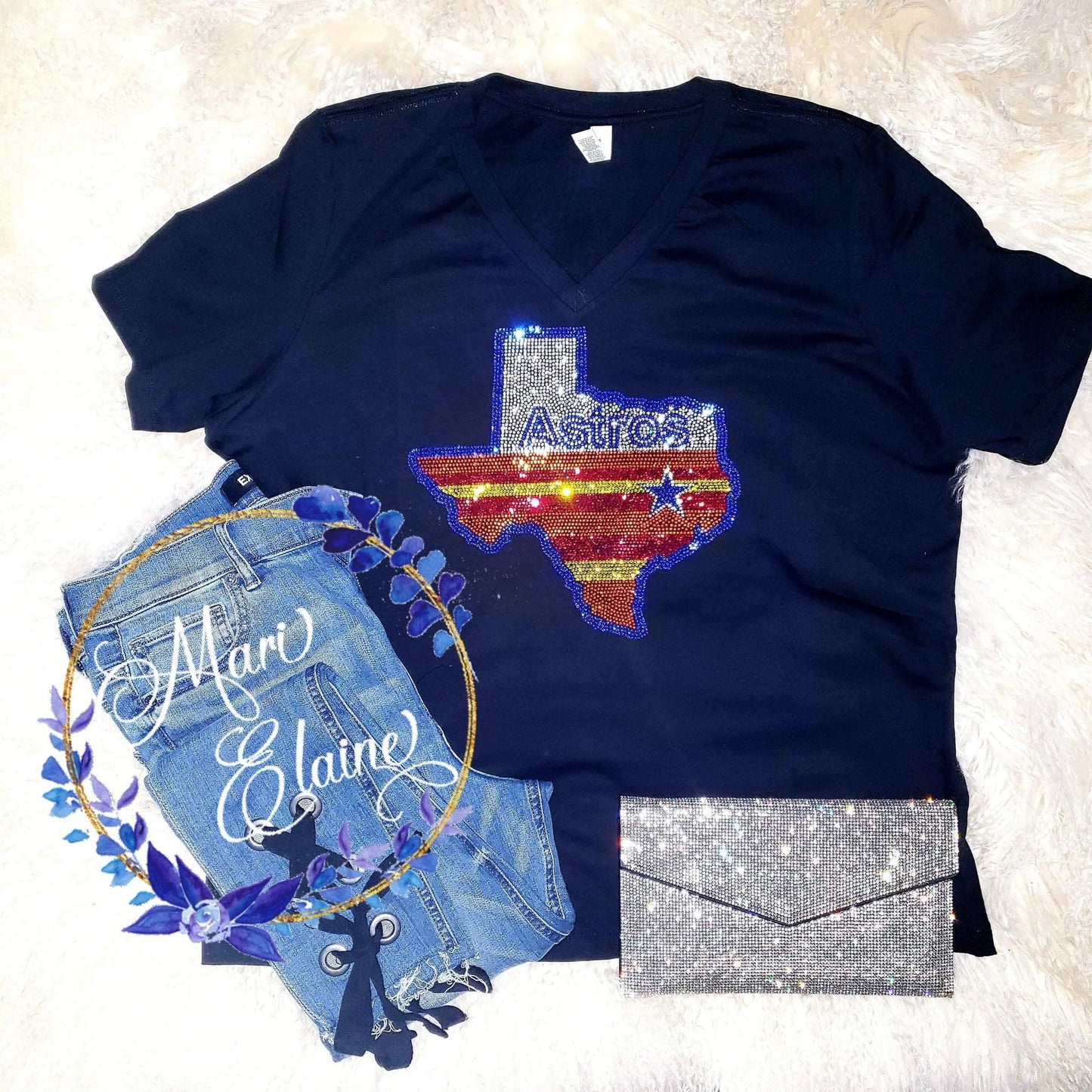 Houston Texas Crystallized Tee