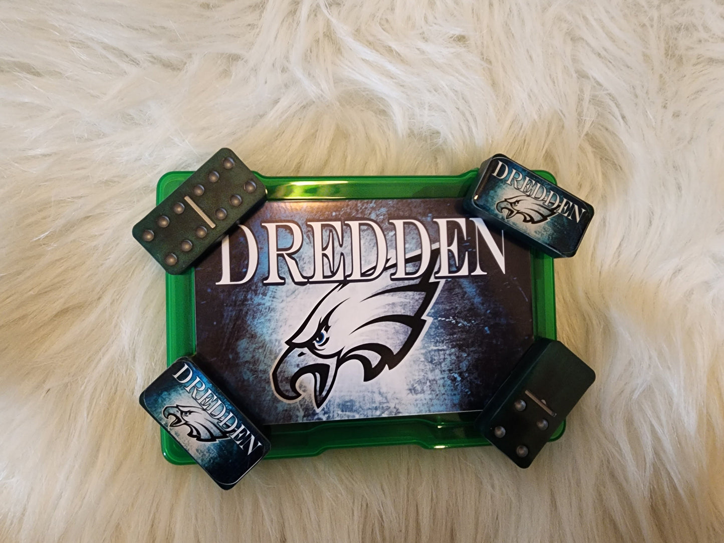 Personalized Dominoes football, baseball, basketball photos custom Dominoes, custom handmade domino sets, personalized Domino set