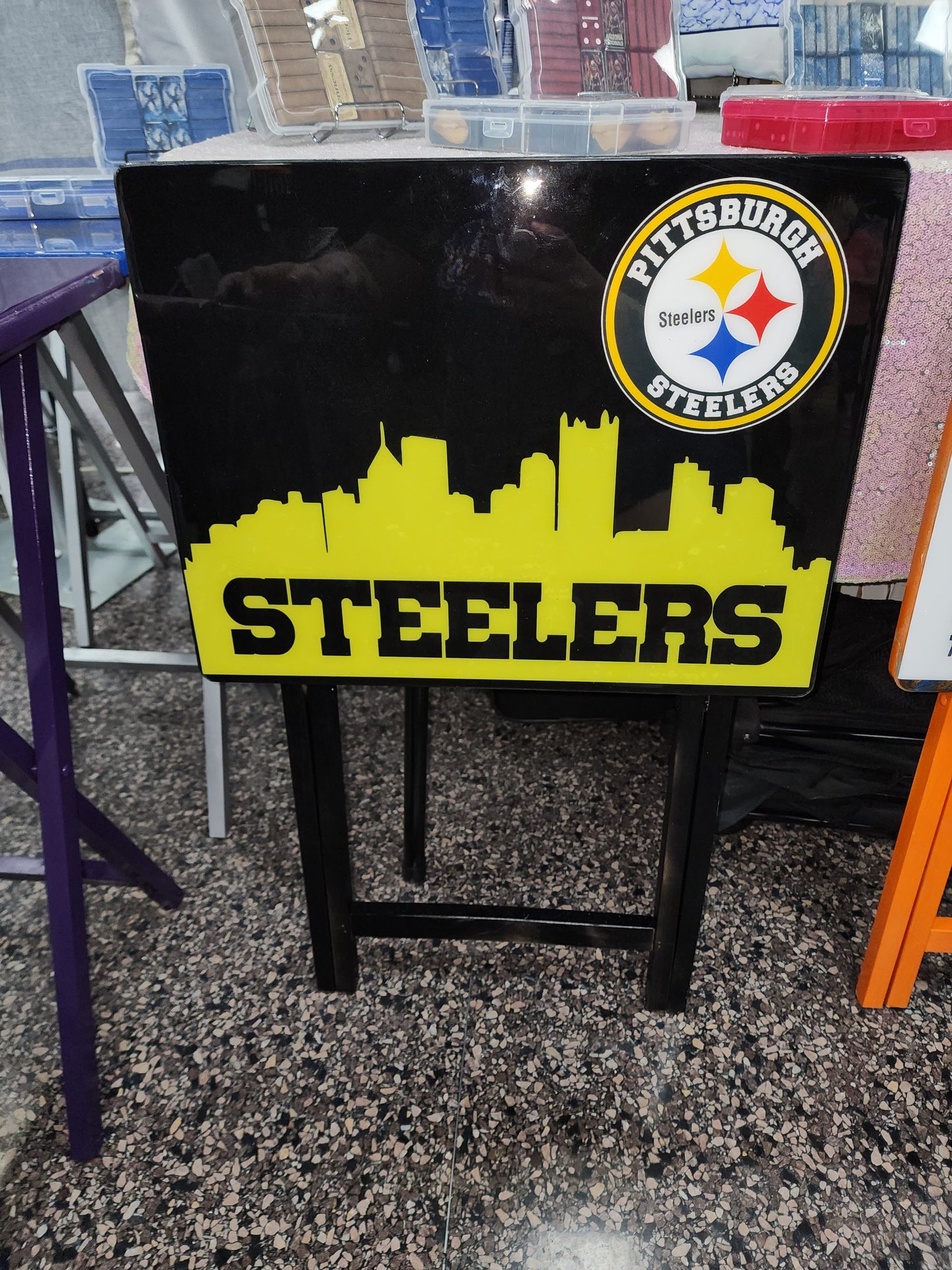 Custom TV Trays, sports, Pittsburgh, Personalized,