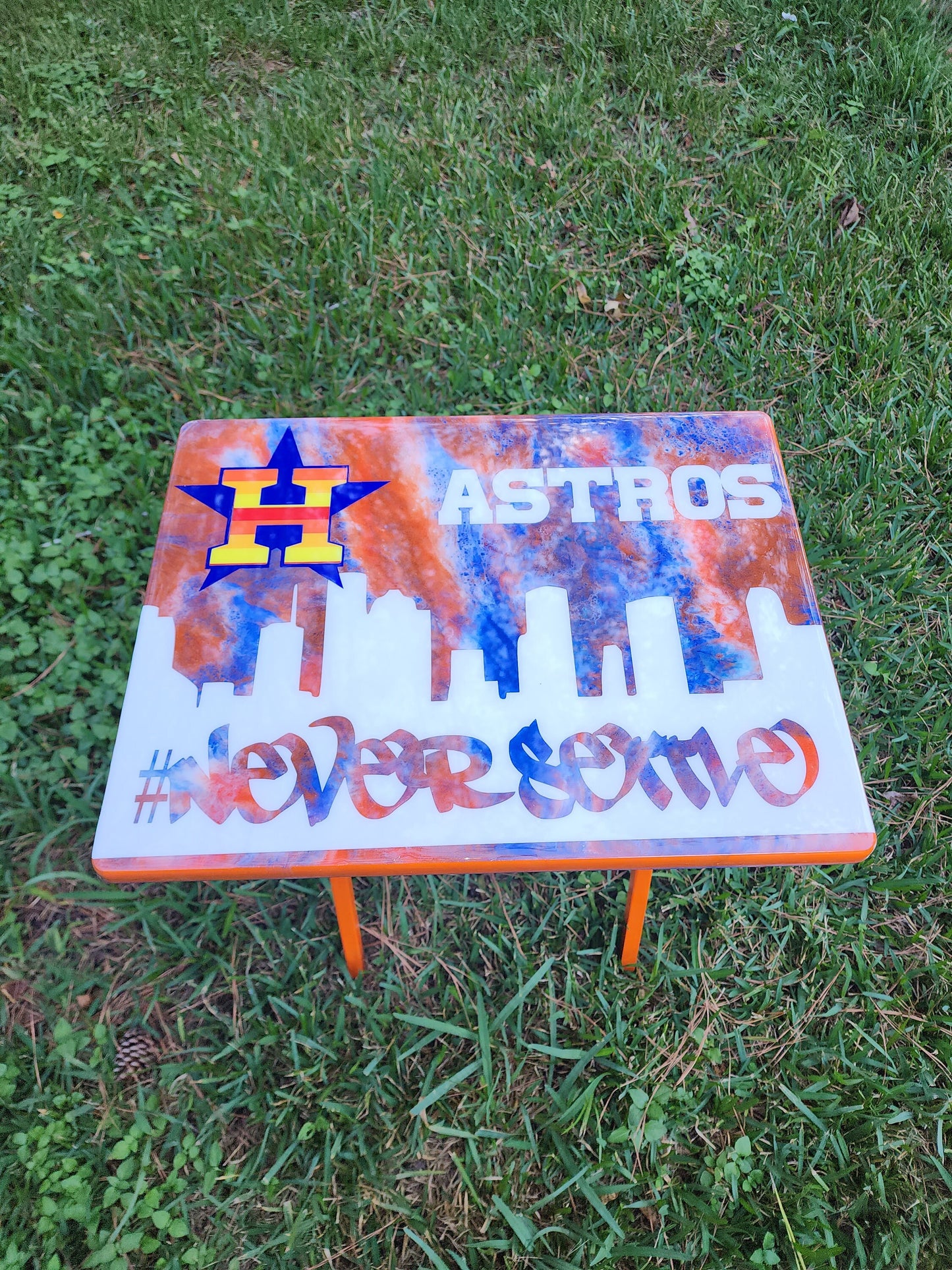 Custom baseball TV Trays