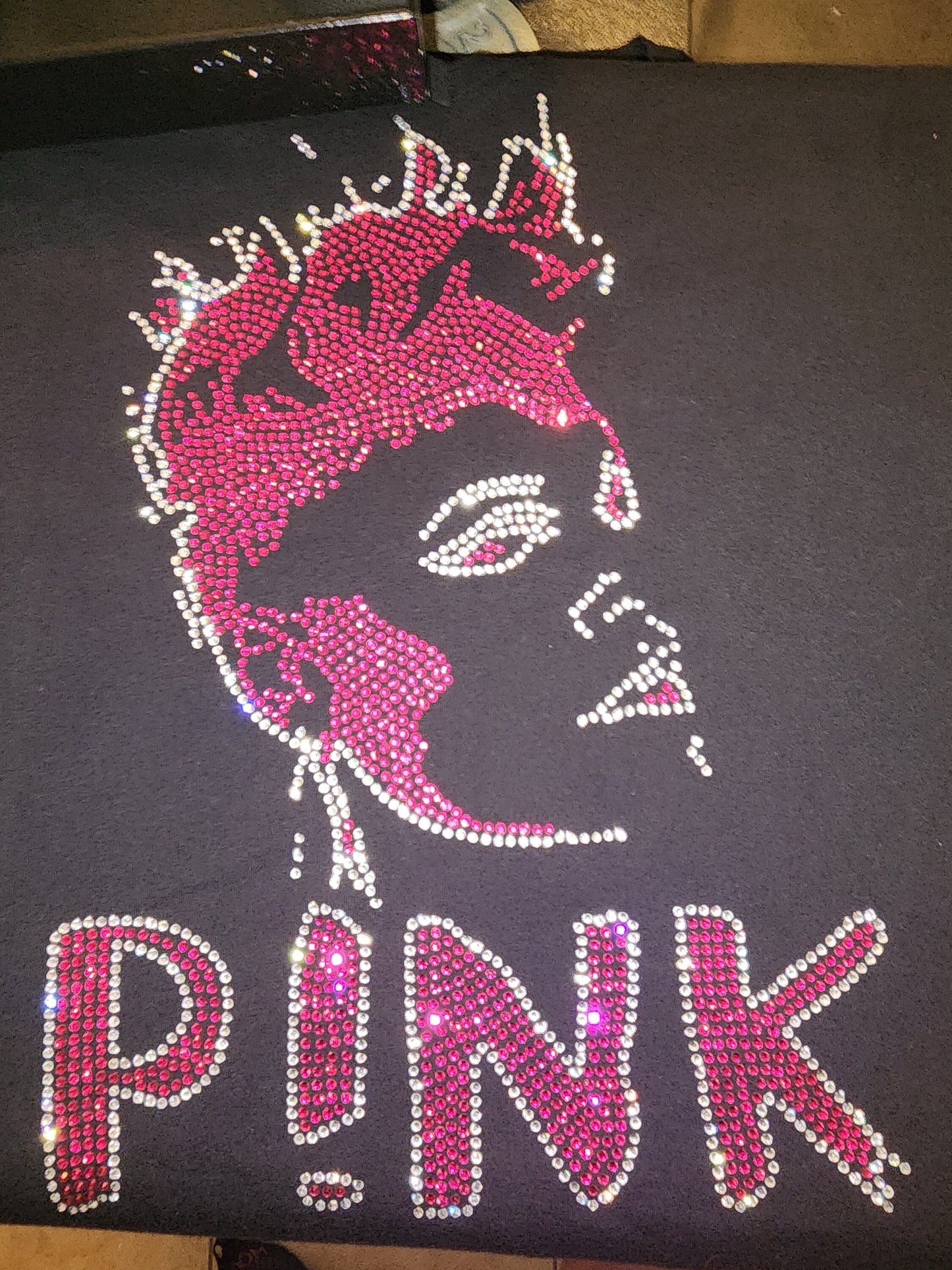 Pink! Crystallized Tee