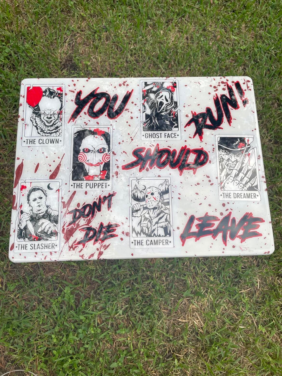 Custom TV Trays Horror