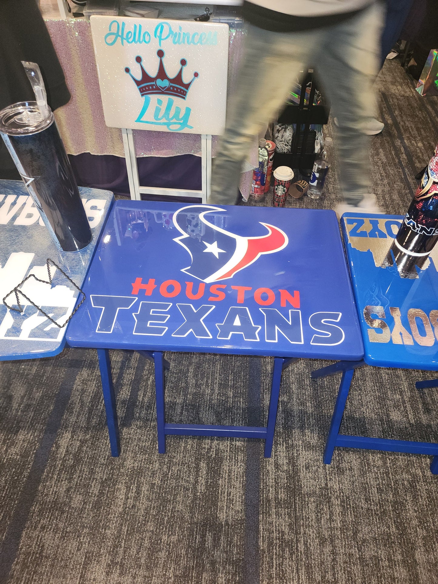 Custom football TV Trays