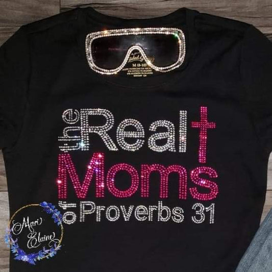 Real Moms Crystallized Tee