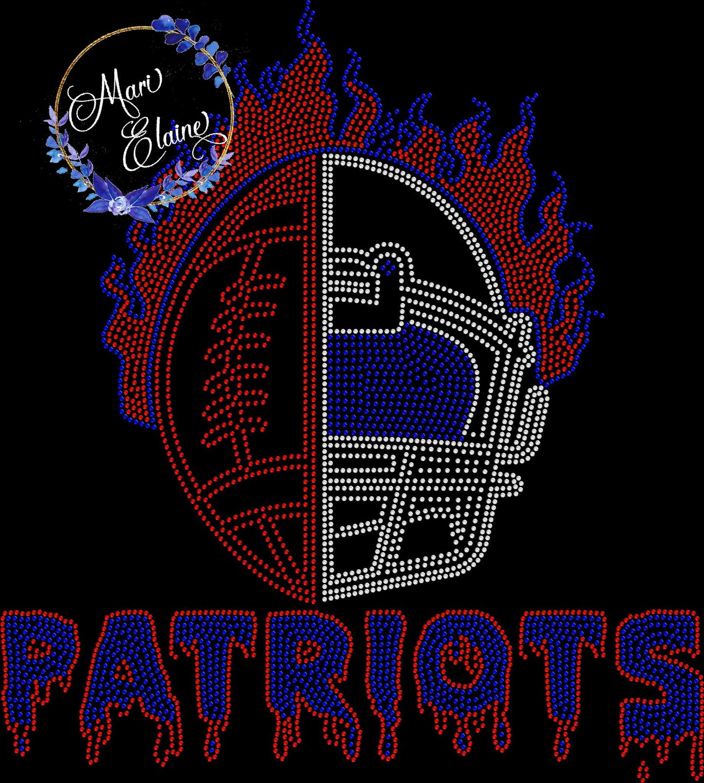 Patriots Crystallized Tee